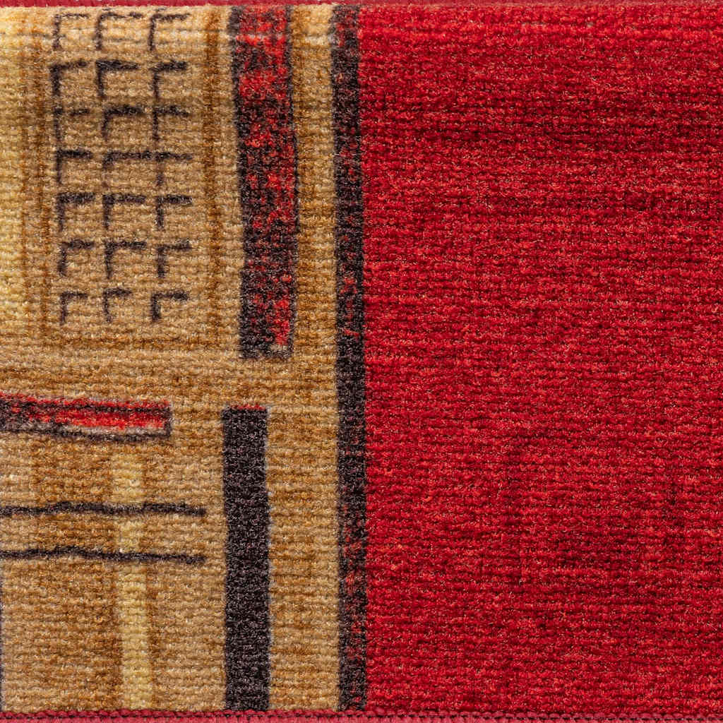 Tappetini per Scale Autoadesivi 5pz 65x21x4 cm Rossi