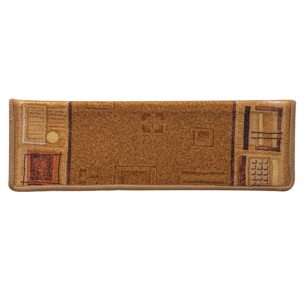 Tappetini per Scale Autoadesivi 5 pz 65x21x4 cm Beige