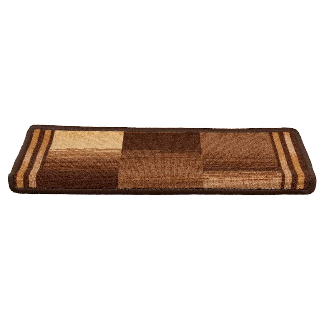 Tappetini per Scale Autoadesivi 10 pz 65x21x4 cm Marroni