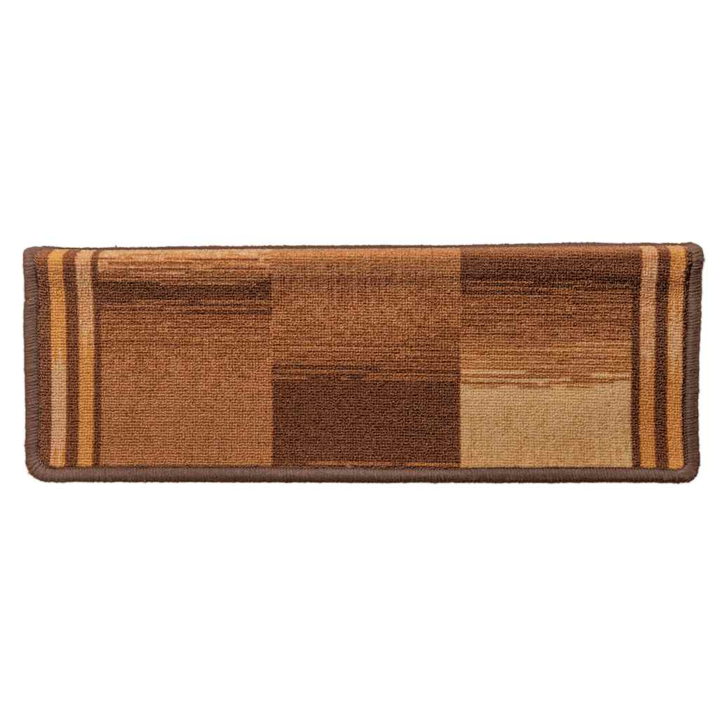 Tappetini per Scale Autoadesivi 10 pz 65x21x4 cm Marroni