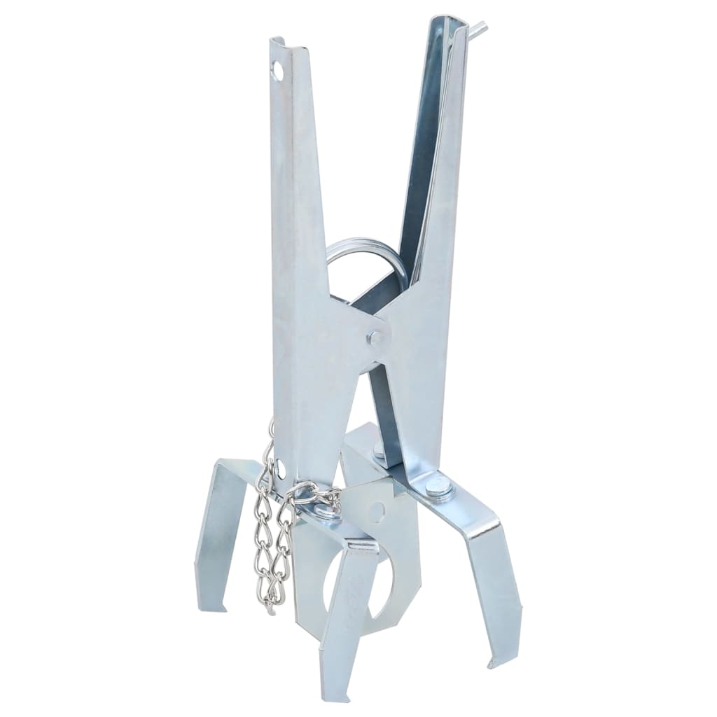 Trappole per Talpe 4 pz Argento Acciaio Zincato