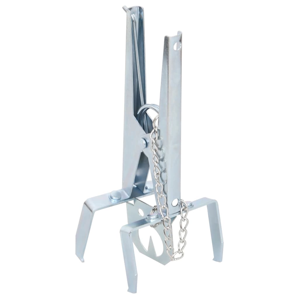 Trappole per Talpe 4 pz Argento Acciaio Zincato