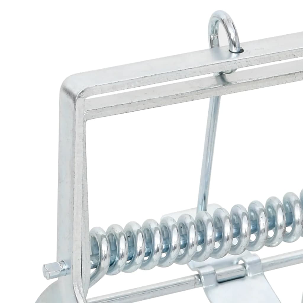 Trappole per Talpe 4 pz Argento Acciaio Zincato