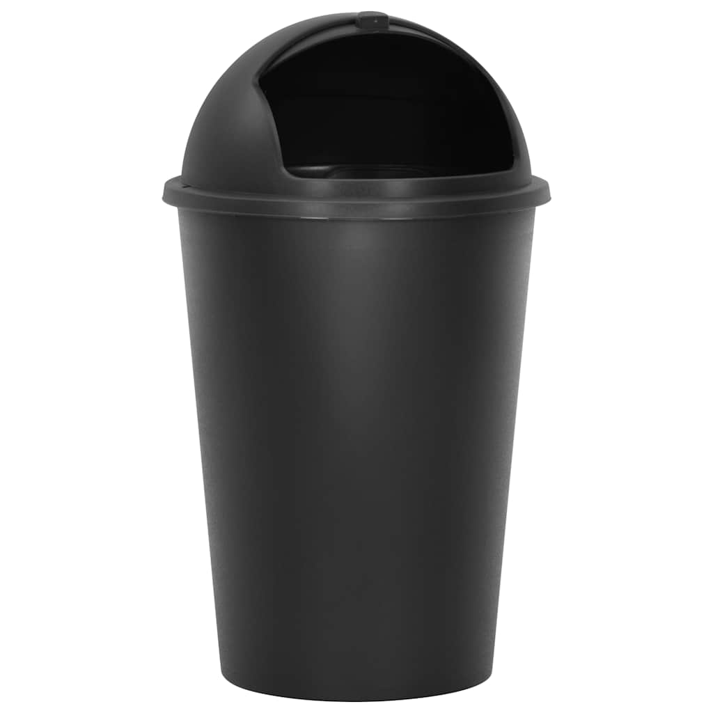 Pattumiera Singola Nera 50 L