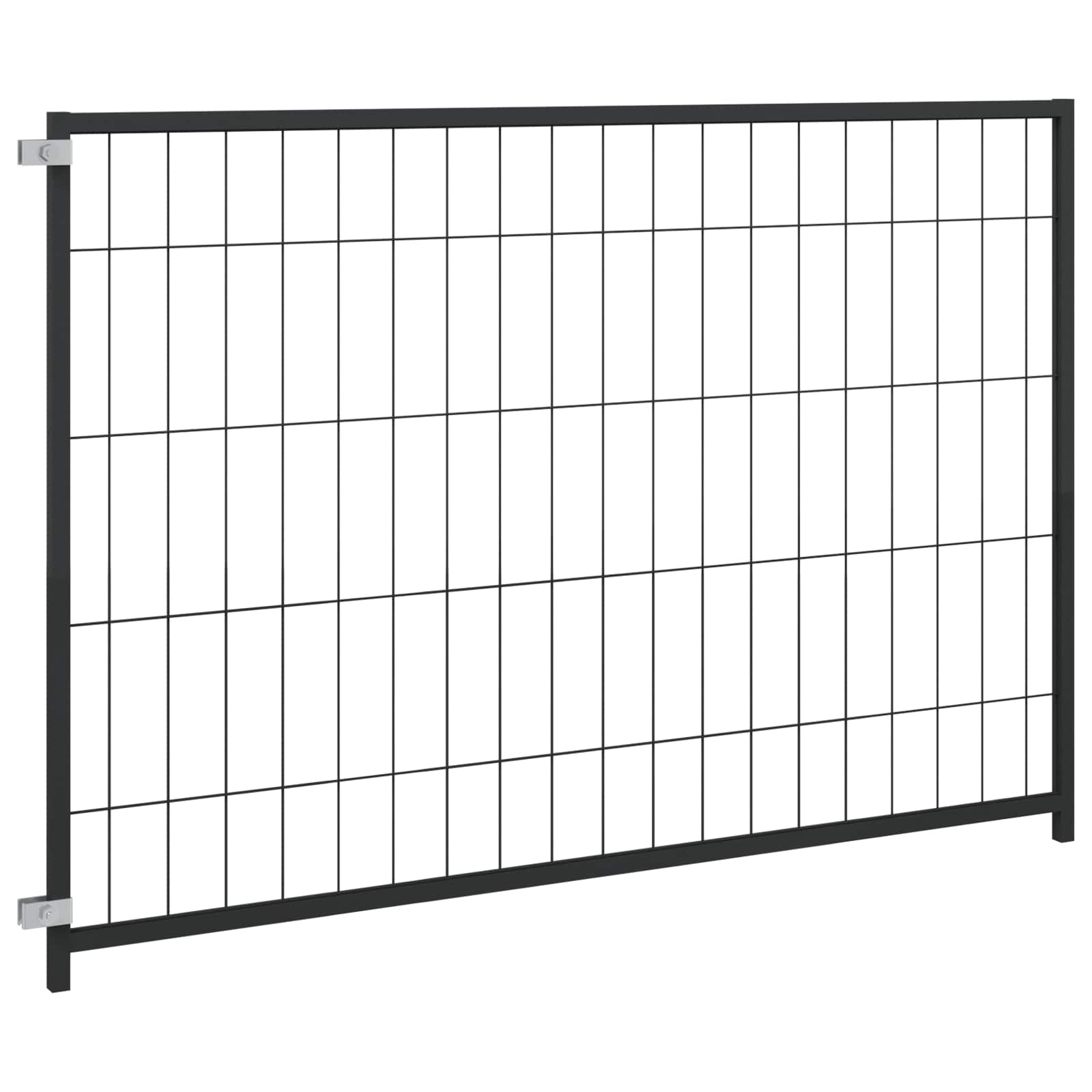 Gabbia per animali senza porta Nero 300 x 100 x 70 cm Acciaio
