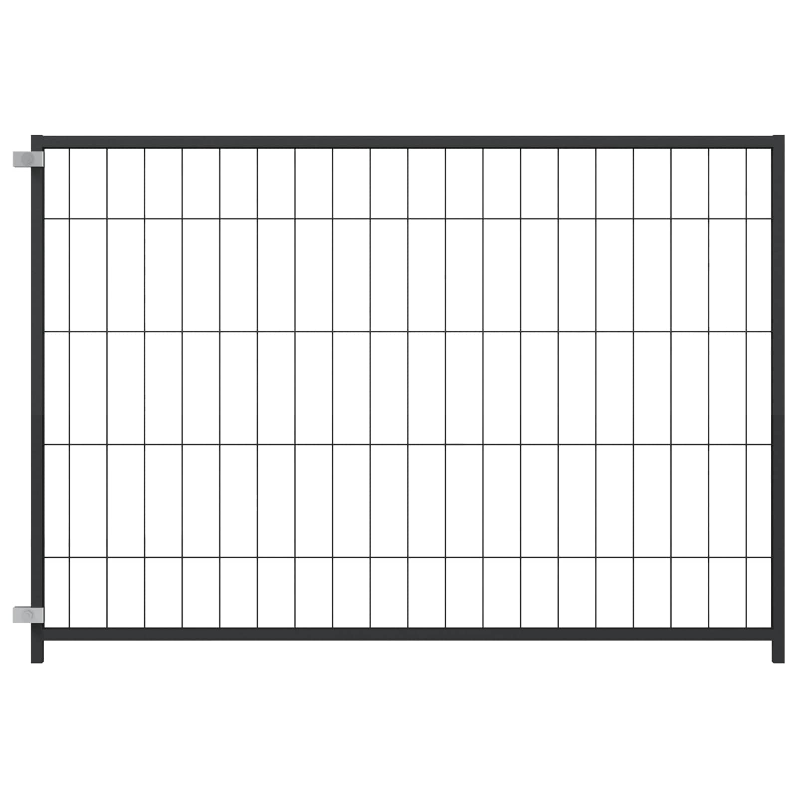 Gabbia per animali senza porta Nero 300 x 100 x 70 cm Acciaio