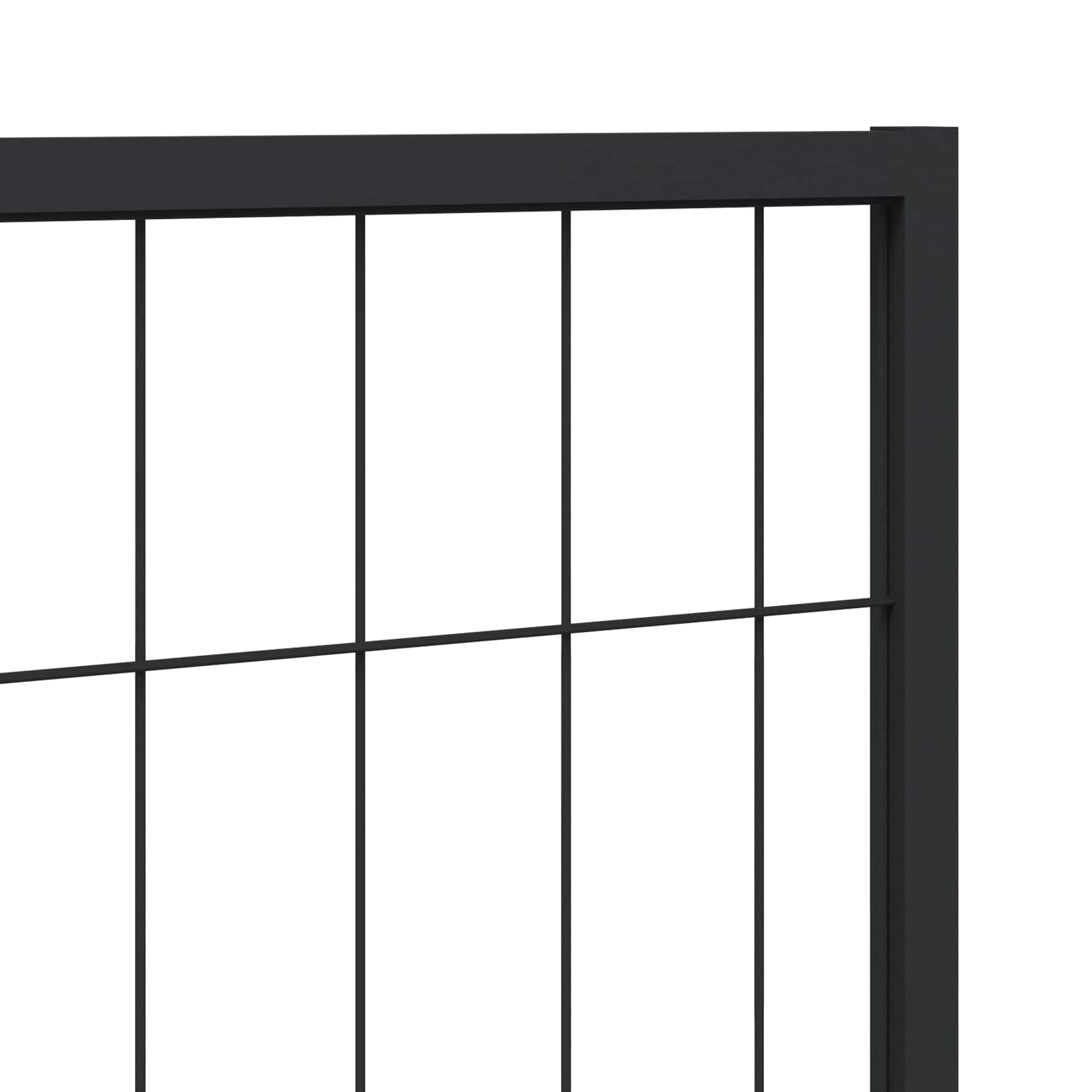 Gabbia per animali senza porta Nero 300 x 100 x 70 cm Acciaio