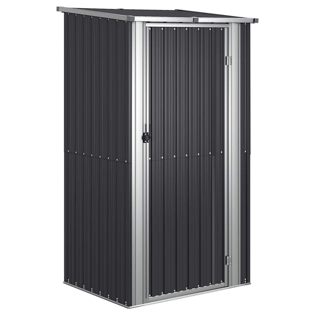 Capanno da Giardino Antracite 118,5x97x209,5 cm Acciaio Zincato