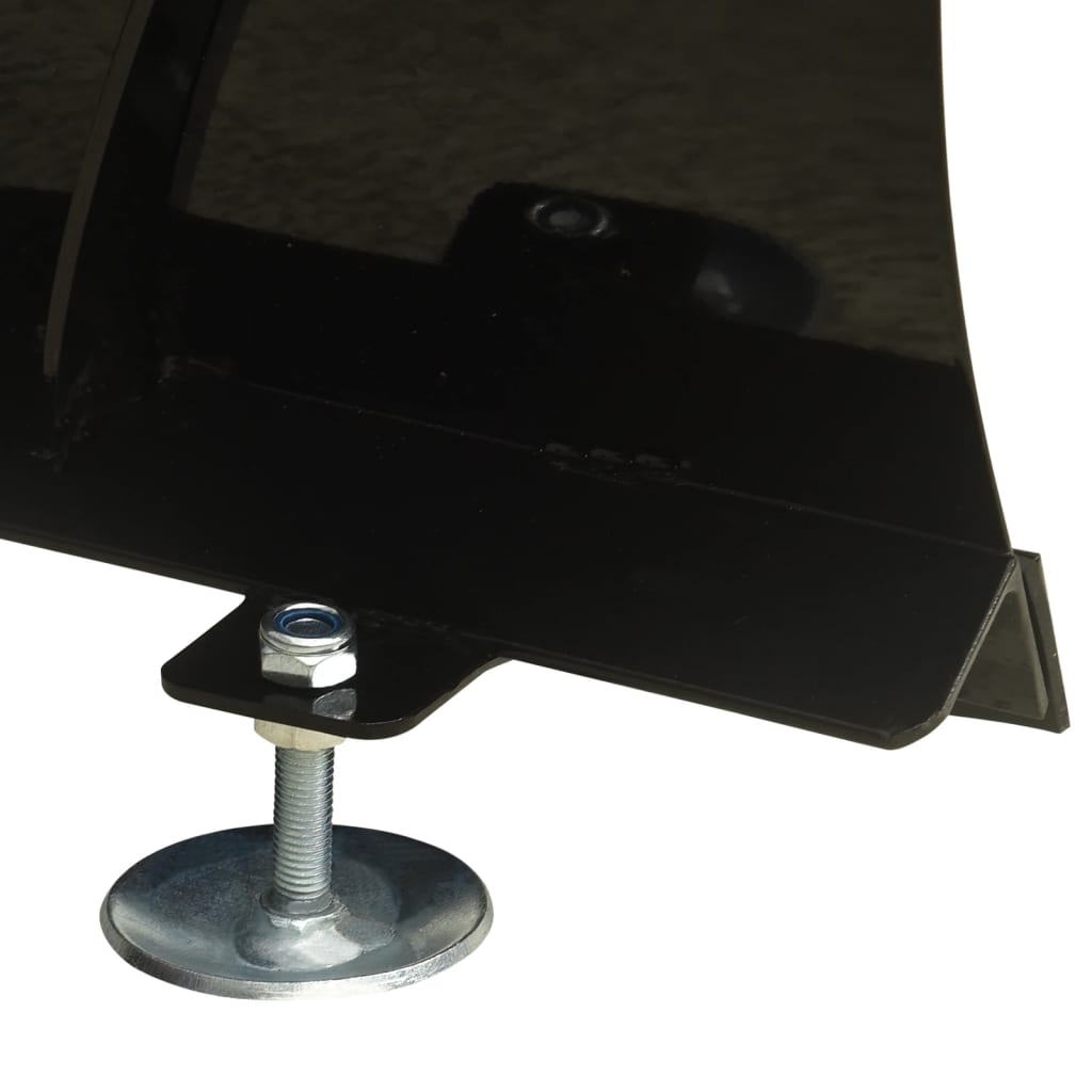 Spazzaneve per ATV 115x38 cm Nero