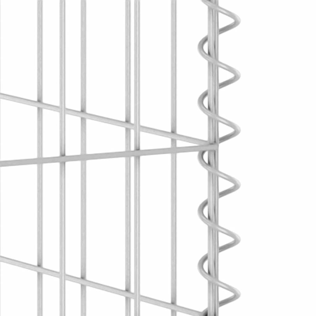 Gabbione per Bidoni in Acciaio Zincato 325x100x110 cm