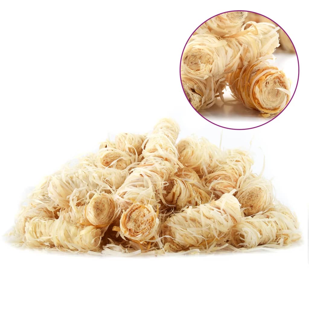 Accendifuoco in lana di legno BIO Pino e paraffina 30 kg