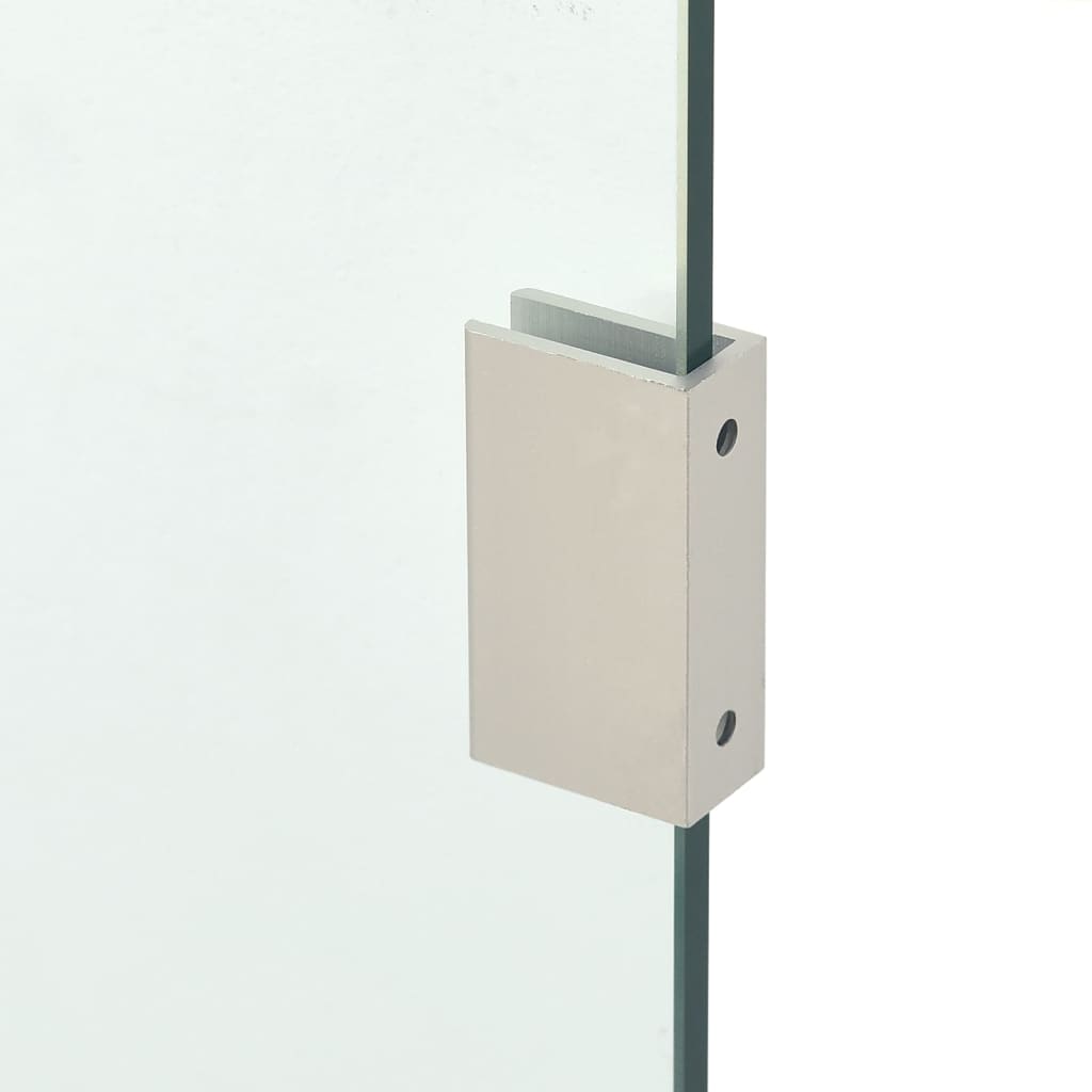 Pannello Laterale Tettoia Trasparente 50x100 cm Vetro Temperato