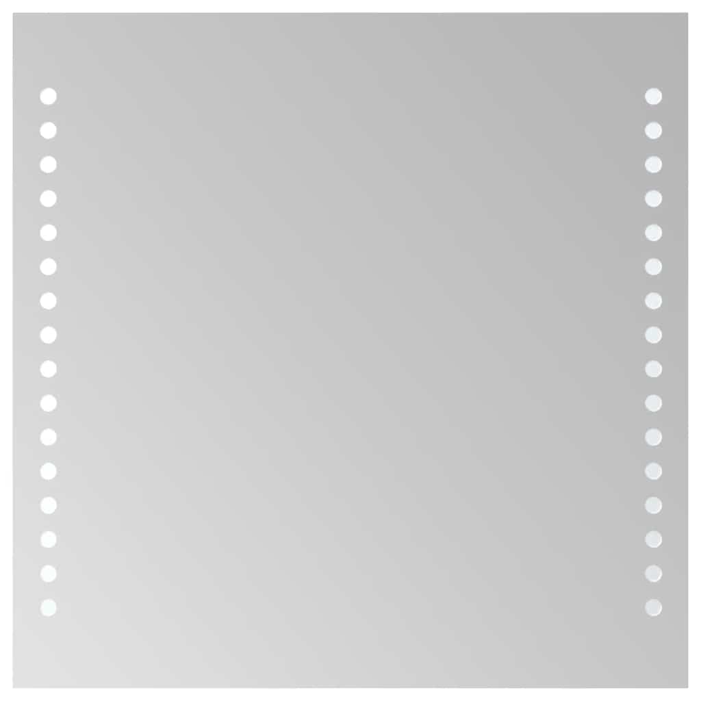 Specchio da Bagno con Luci LED 30x30 cm