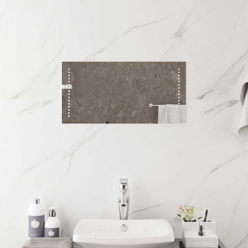 Specchio da Bagno con Luci LED 60x30 cm
