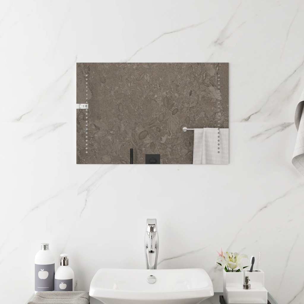 Specchio da Bagno con Luci LED 60x40 cm