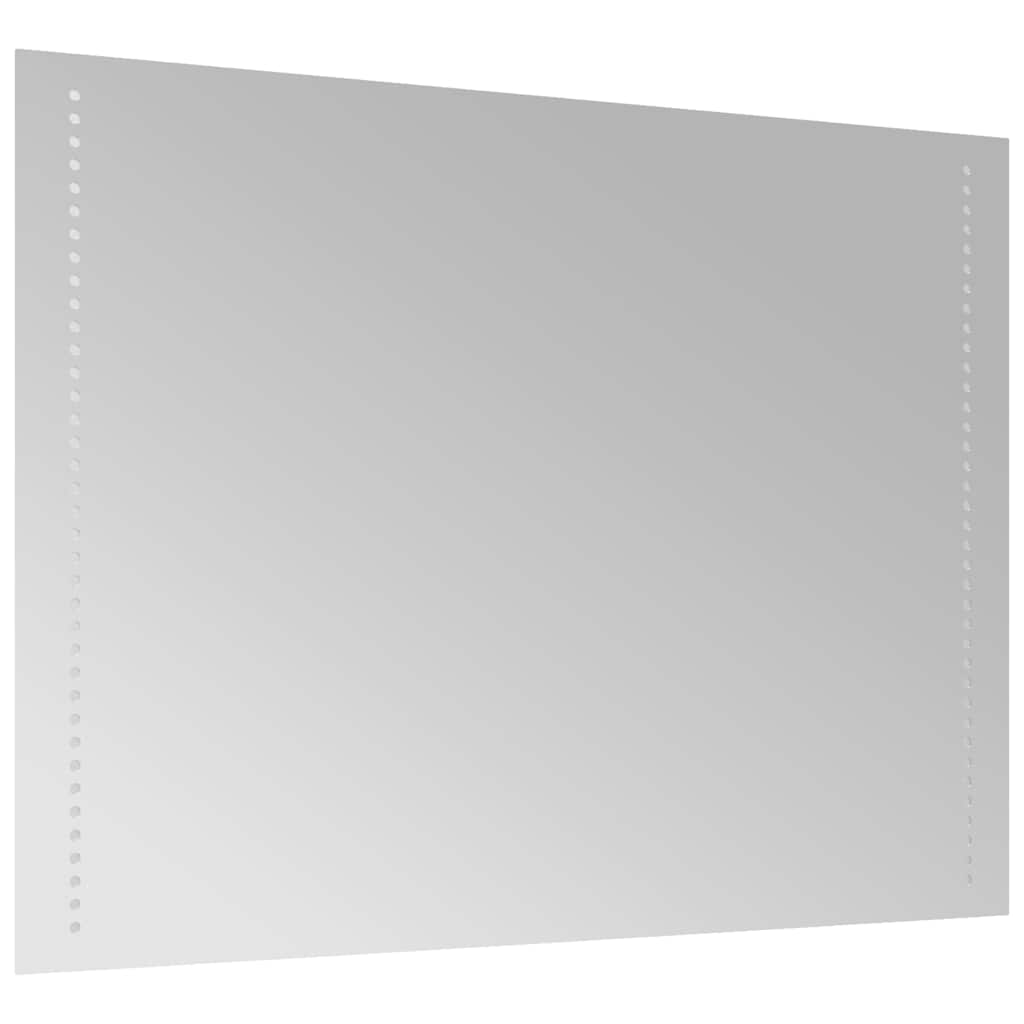 Specchio da Bagno con Luci LED 80x60 cm
