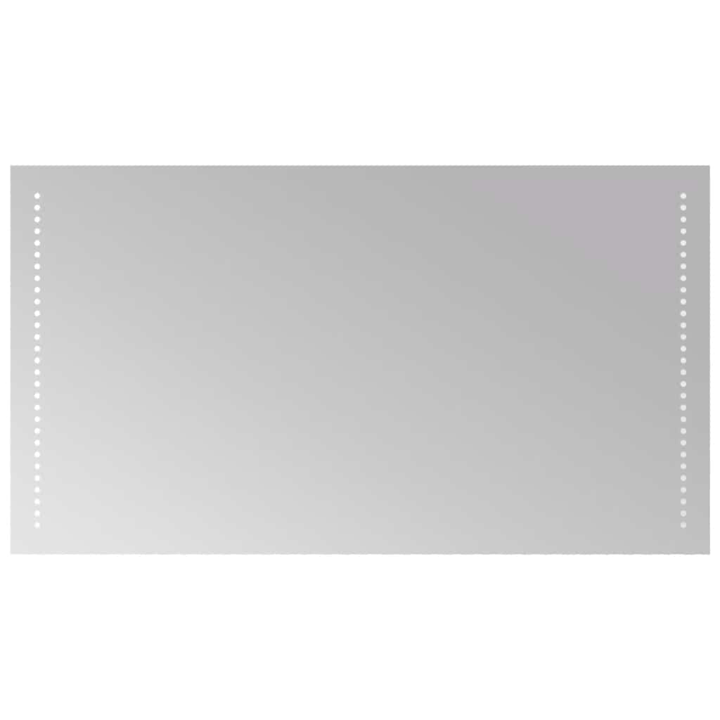 Specchio da Bagno con Luci LED 90x50 cm