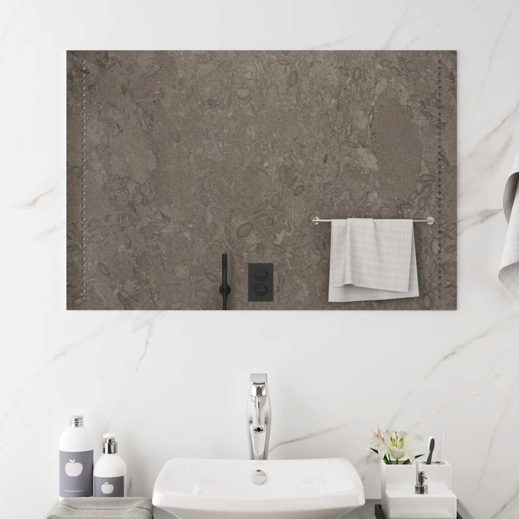 Specchio da Bagno con Luci LED 90x60 cm