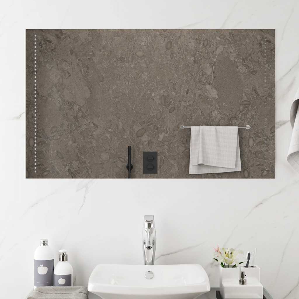Specchio da Bagno con Luci LED 100x60 cm