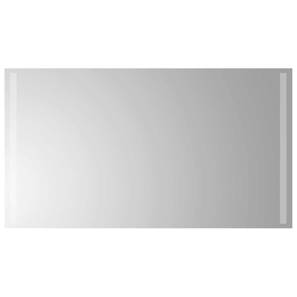 Specchio da Bagno con Luci LED 90x50 cm