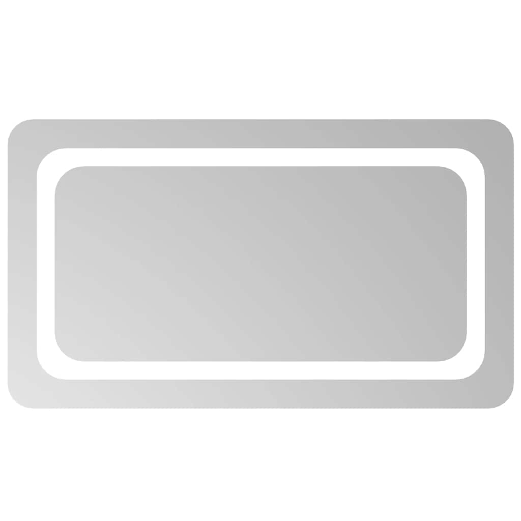 Specchio da Bagno con Luci LED 70x40 cm