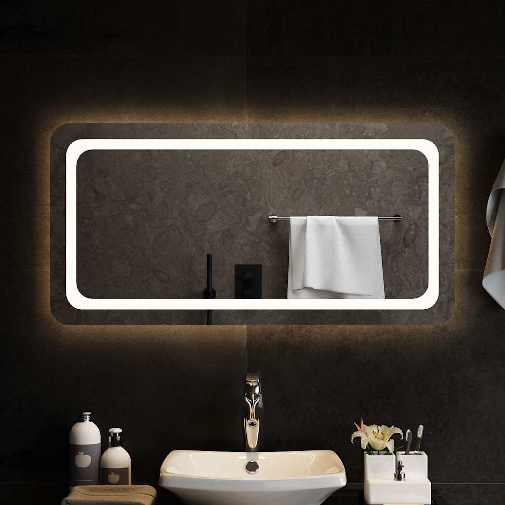 Specchio da Bagno con Luci LED 100x50 cm