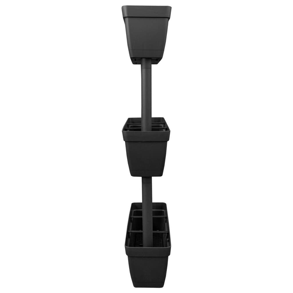 Fioriere da Giardino 6 pz 100 cm Antracite
