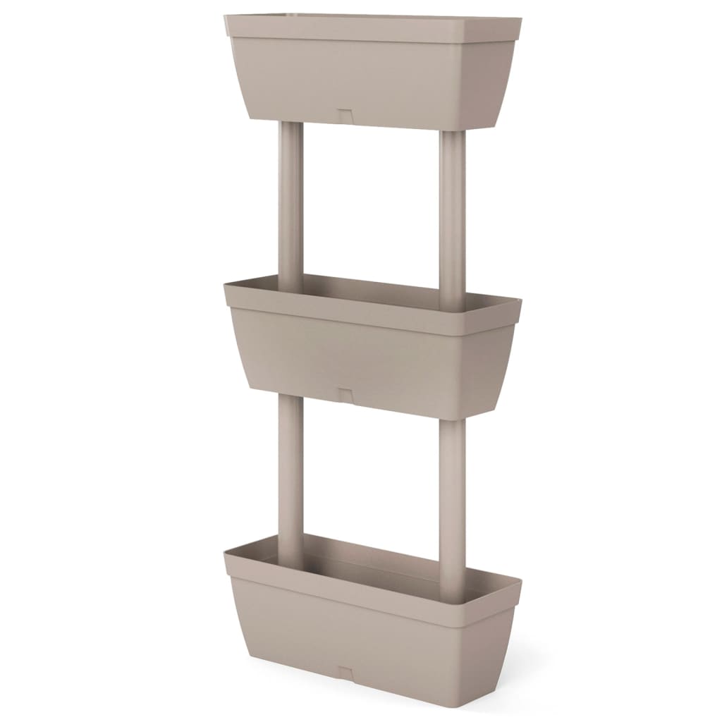 Fioriere da Giardino 6 pz Grigio Talpa