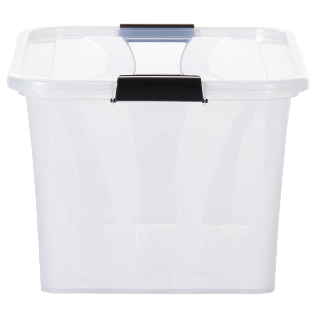 Scatole Trasparenti Portaoggetti con Coperchio 5 pz da 14 L