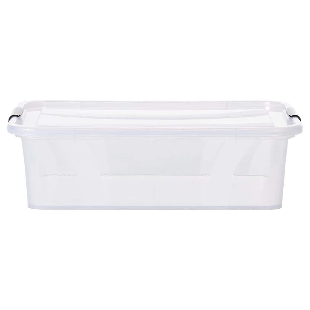 Scatole Trasparenti Portaoggetti con Coperchio 5 pz da 21 L