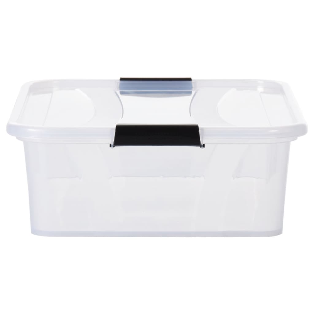 Scatole Trasparenti Portaoggetti con Coperchio 5 pz da 21 L