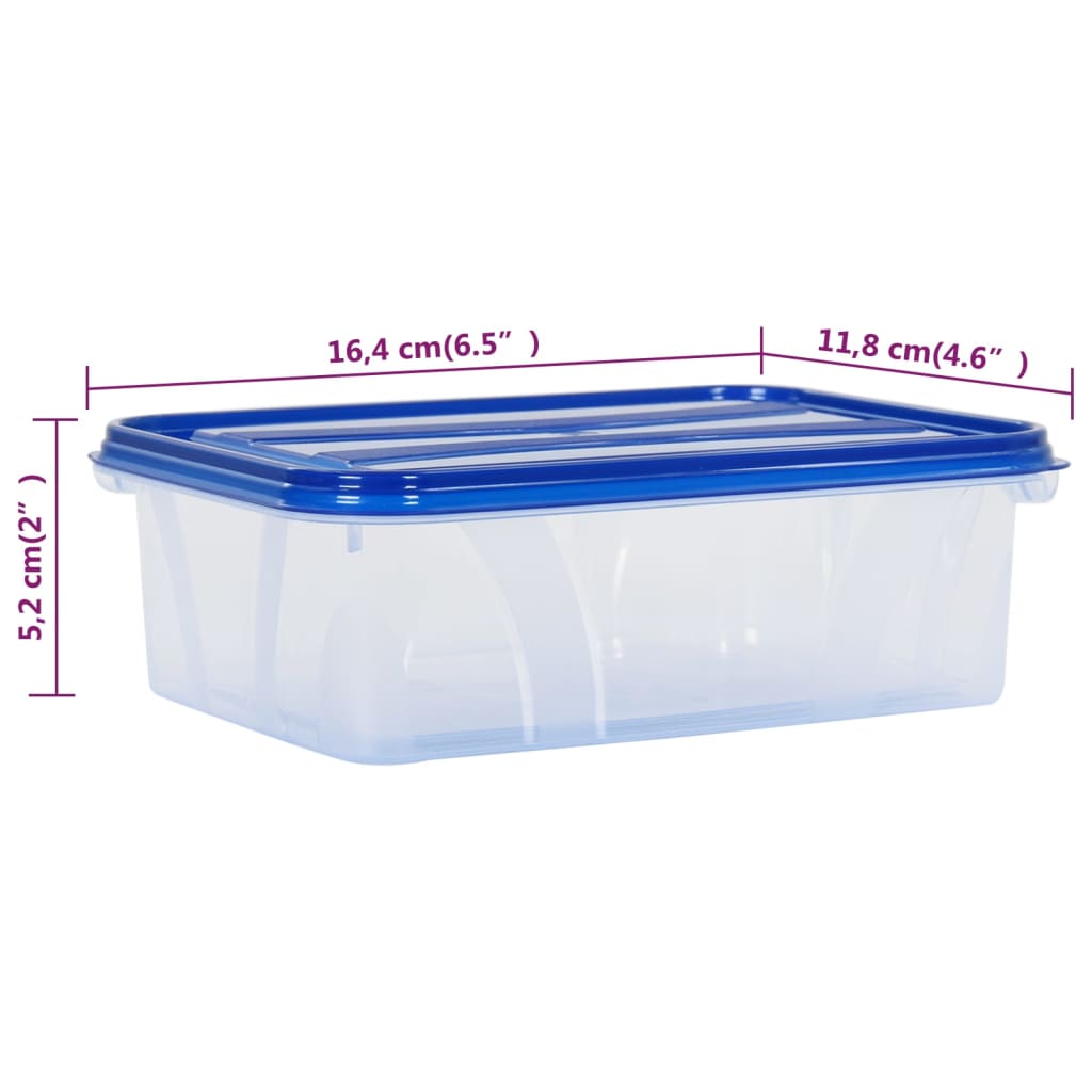 Contenitori per Alimenti con Coperchio 5 pz in PP