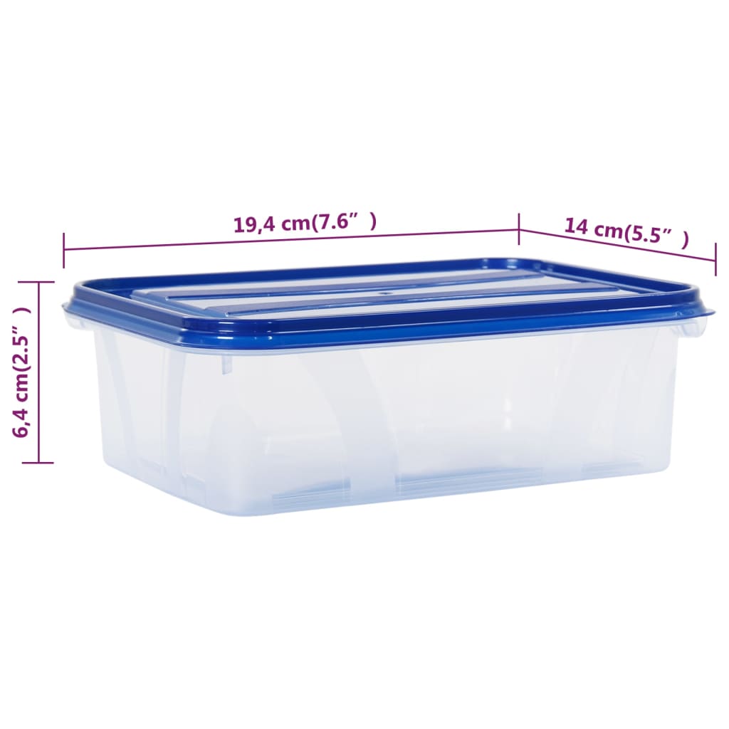 Contenitori per Alimenti con Coperchio 5 pz in PP