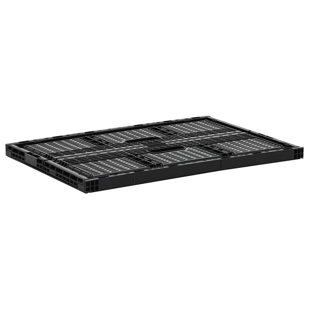Scatole Pieghevoli 2 pz 60x40x22 cm Nero 46 L