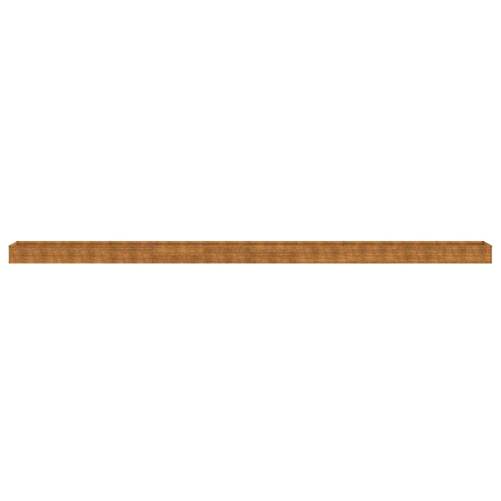 Fioriera Rialzata da Giardino 960x50x36 cm in Acciaio Corten