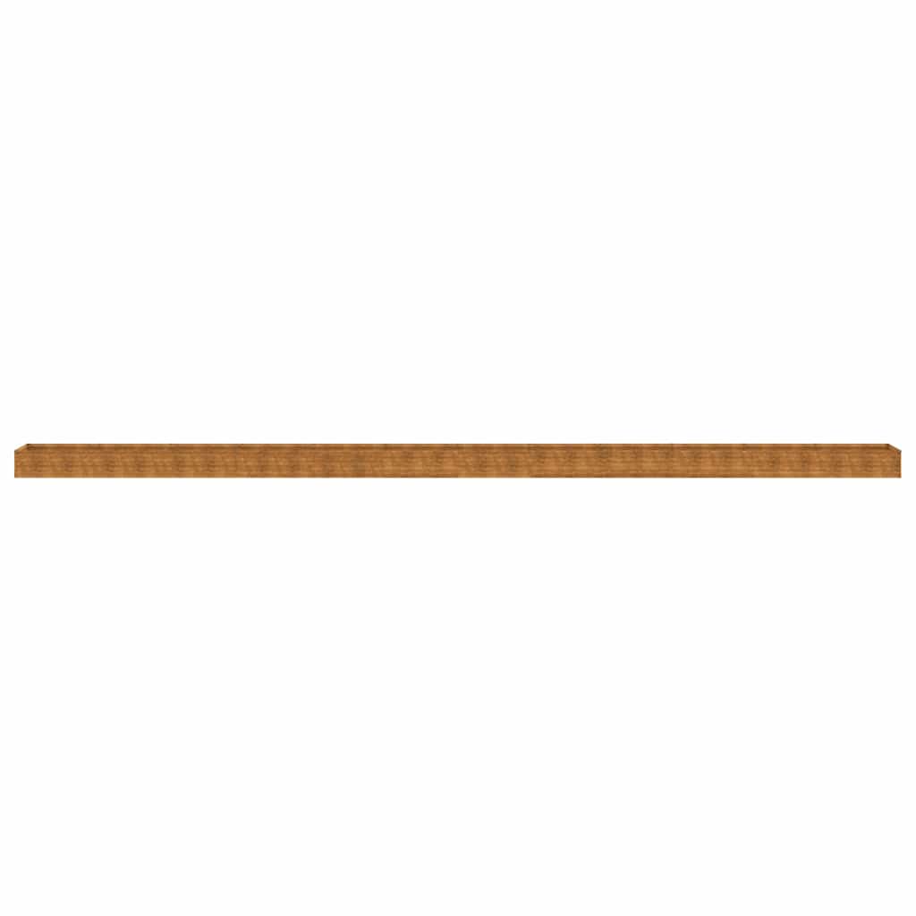 Fioriera Rialzata da Giardino 1152x50x36 cm in Acciaio Corten