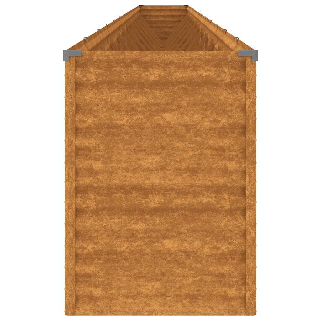 Fioriera Rialzata da Giardino 1150x50x69 cm in Acciaio Corten