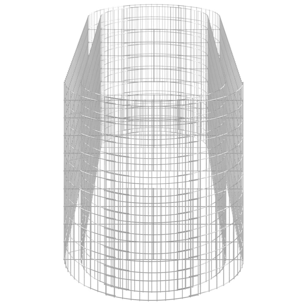 Gabbione con Letto Rialzato in Ferro Zincato 300x100x100 cm