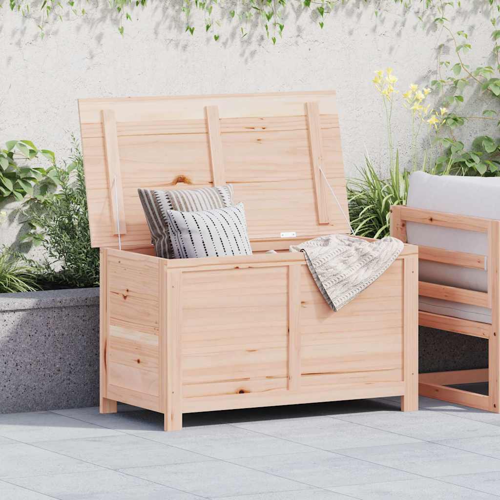 Scatola per Cuscini da Esterno 100x50x56cm Legno Massello Abete