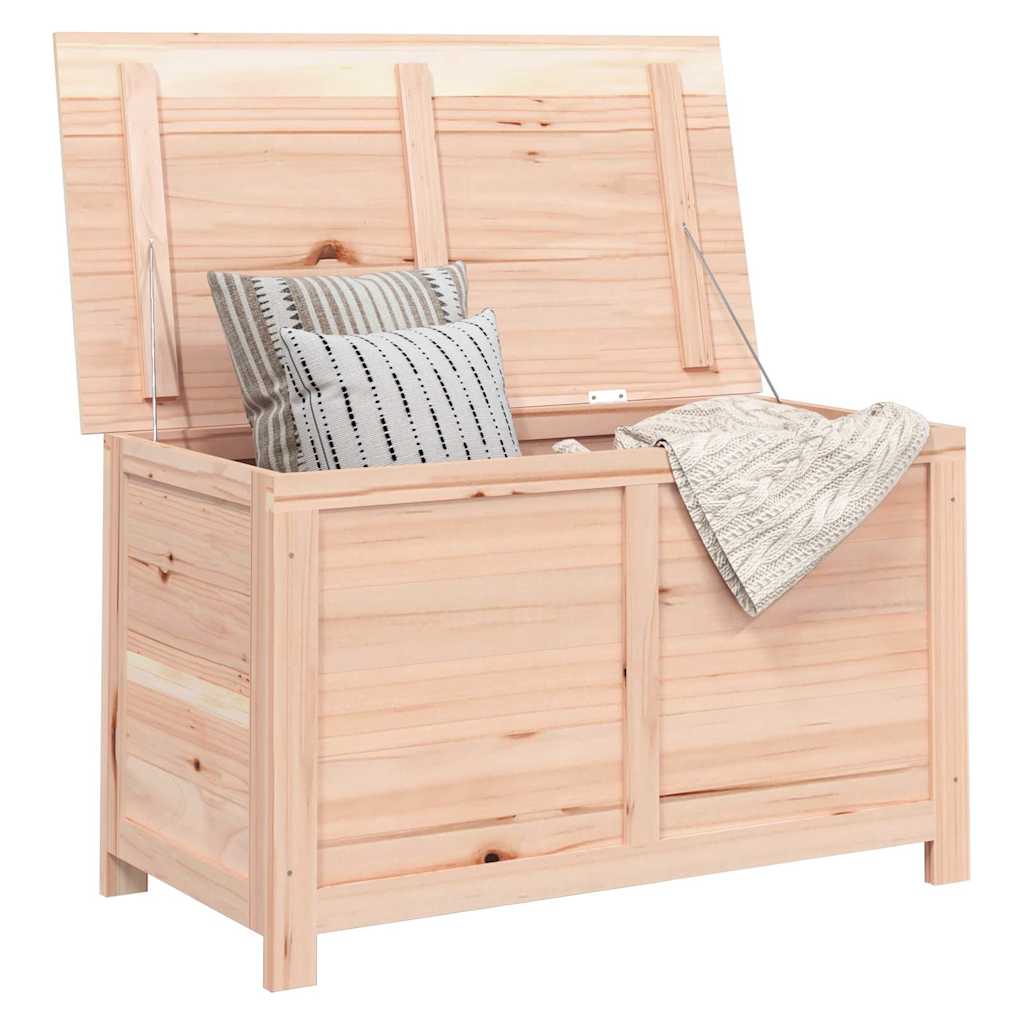 Scatola per Cuscini da Esterno 100x50x56cm Legno Massello Abete