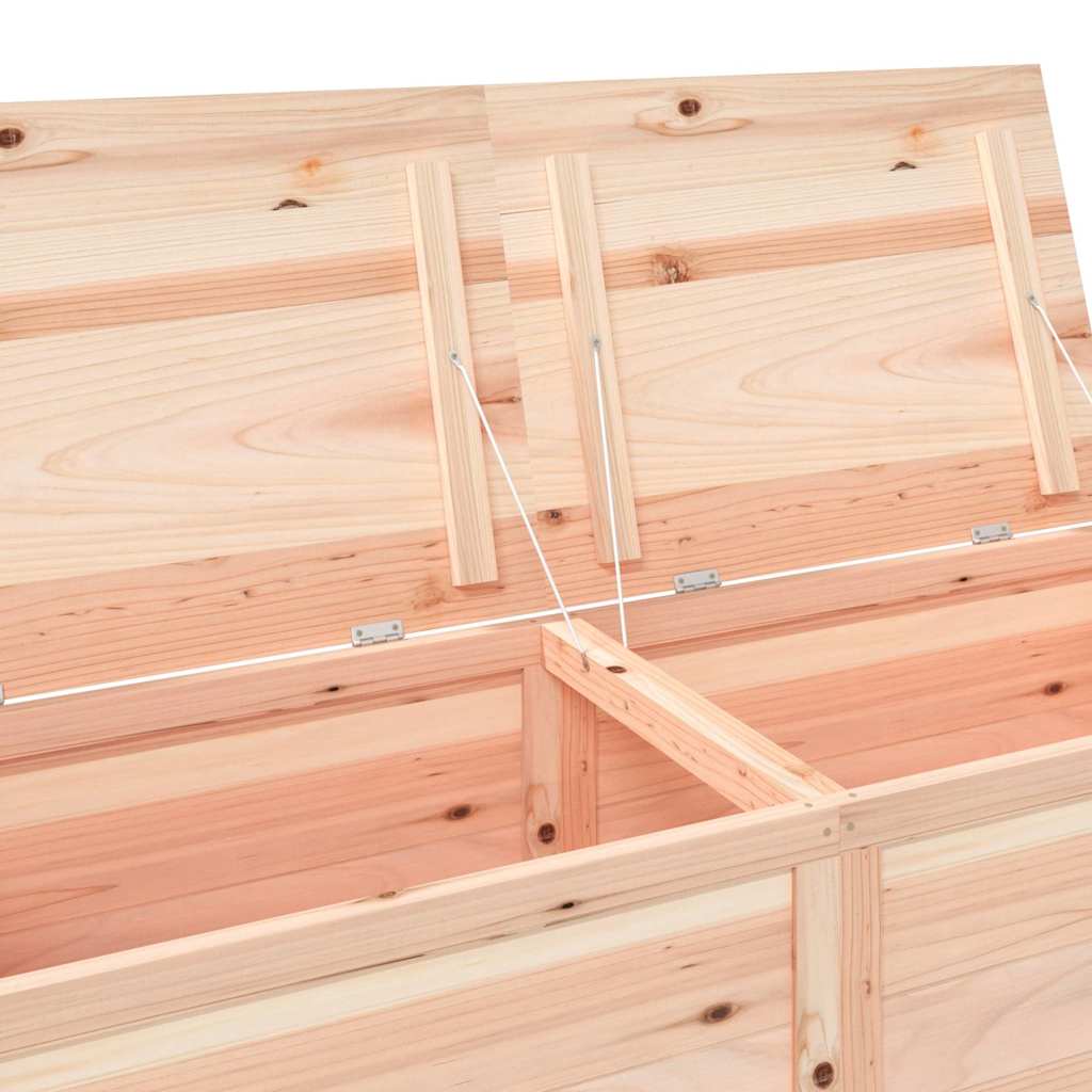 Scatola per Cuscini da Esterno 150x50x56cm Legno Massello Abete