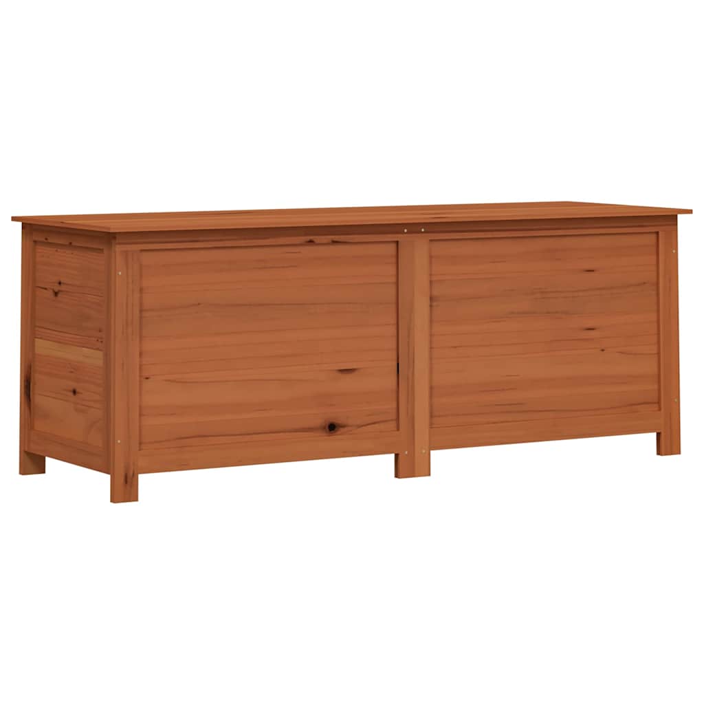 Scatola Cuscini Marrone 150x50x56 cm in Legno Massello di Abete