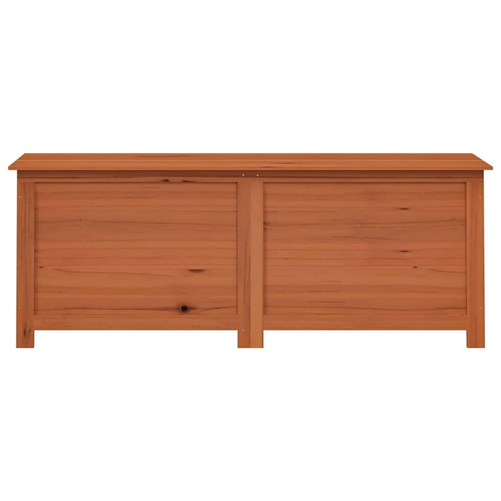Scatola Cuscini Marrone 150x50x56 cm in Legno Massello di Abete