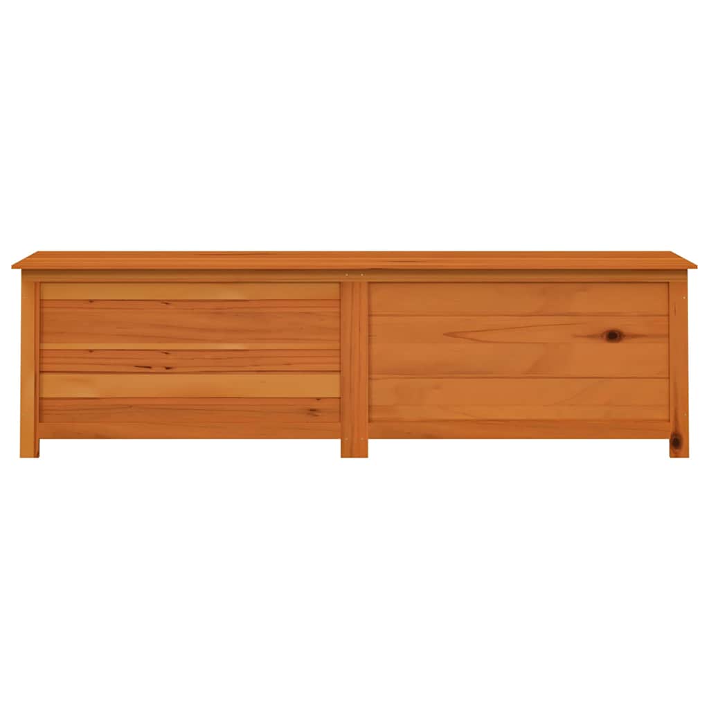 Scatola Esterni Cuscini Marrone 200x50x56 Legno Massello Abete