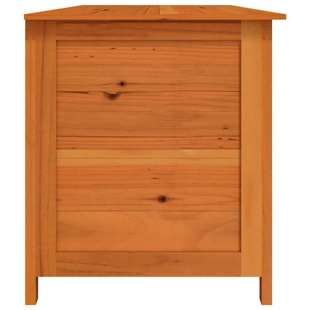 Scatola Esterni Cuscini Marrone 200x50x56 Legno Massello Abete