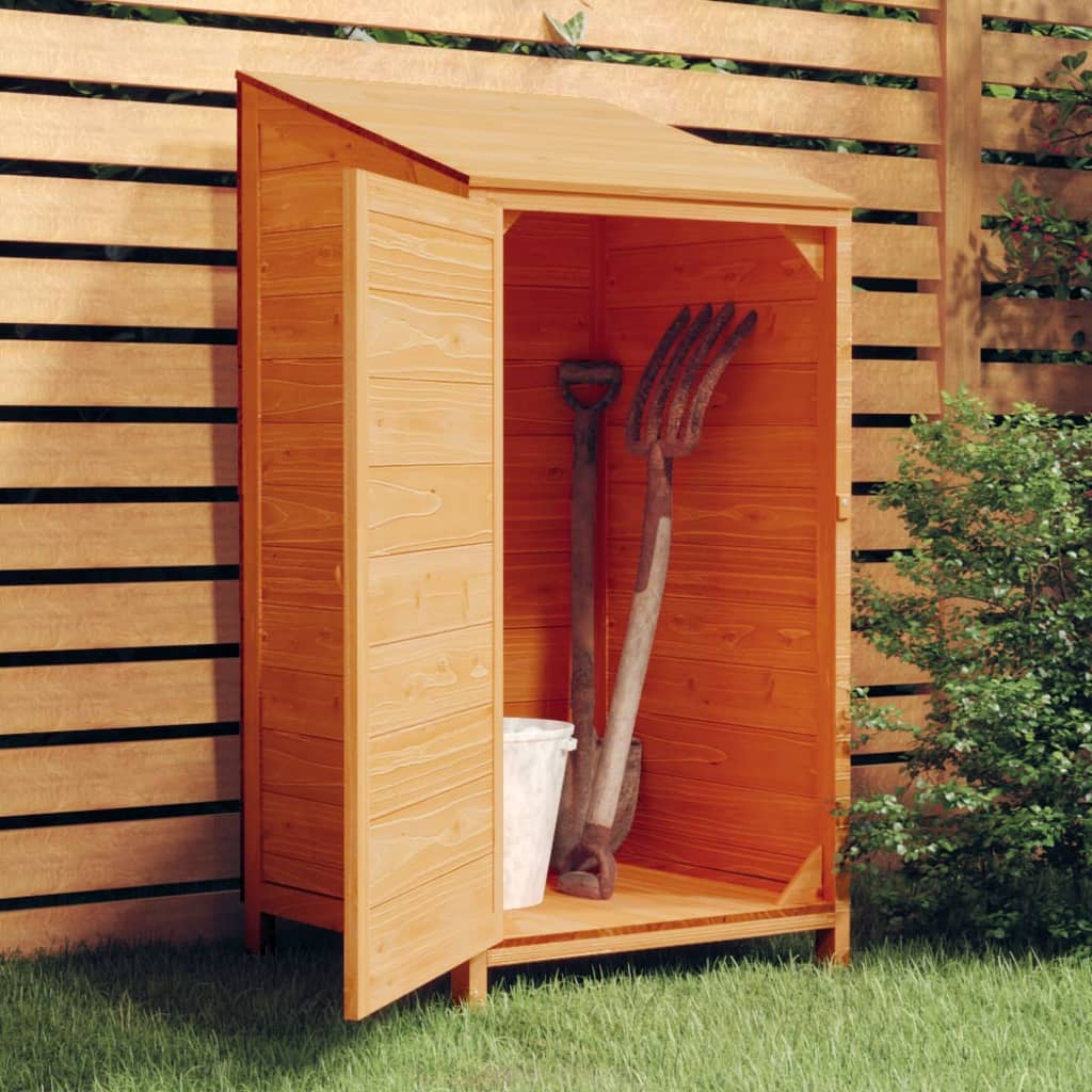 Capanno da Giardino Marrone 55x52x112 cm Legno di Abete