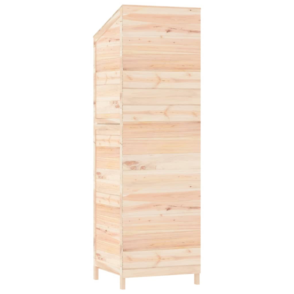 Capanno da Giardino 55x52x174,5 cm in Legno Massello di Abete