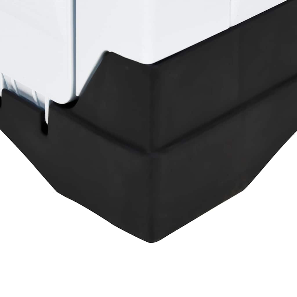 Cuccia per cani grigia 90,5x68x66 cm in polipropilene