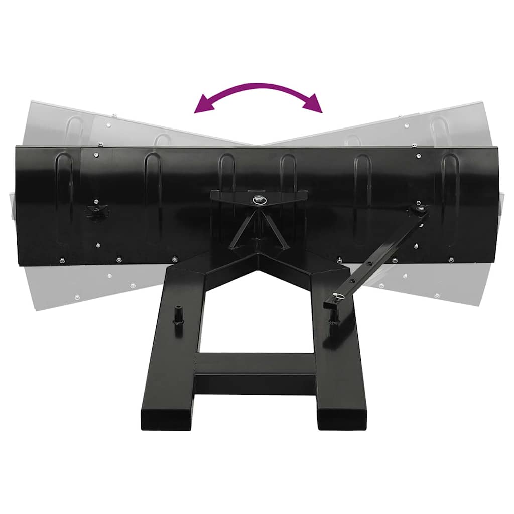 Spazzaneve per Muletto 150x38 cm Nero