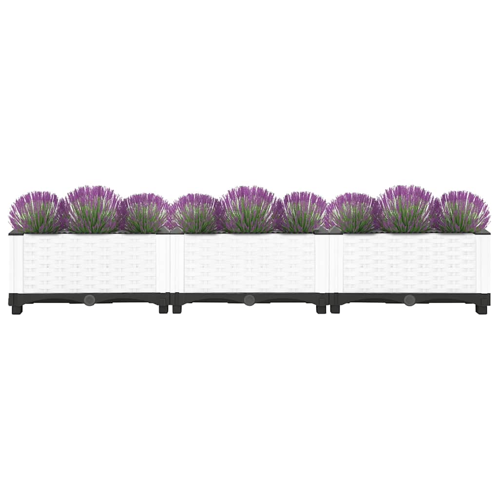 Fioriera Rialzata 120x40x23 cm in Polipropilene